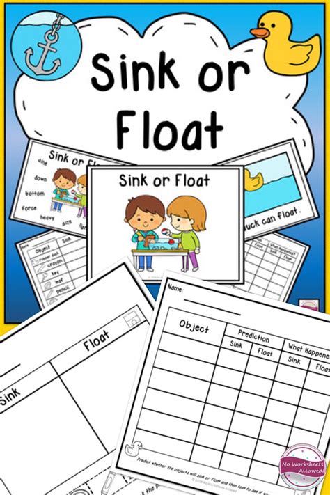 Sink Or Float Lesson Plan Kindergarten