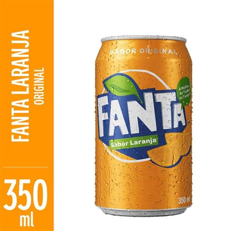 Refrigerante Fanta Sabor Laranja LATA 350ML Pão de Açúcar