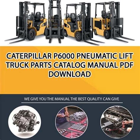 Caterpillar P Pneumatic Lift Truck Parts Catalog Manual Pdf