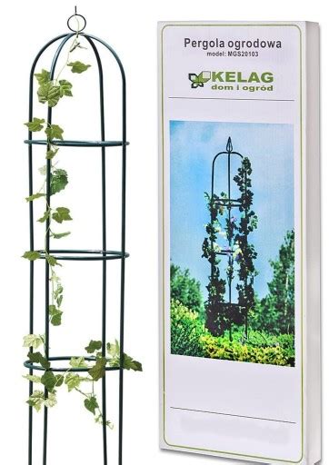 PERGOLA OGRODOWA KOLUMNOWA NA RÓŻE KWIATY 195 CM OGR 03 obelisk