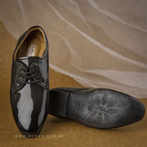 Good quality black formal shoes for boys at a reasonable price bd