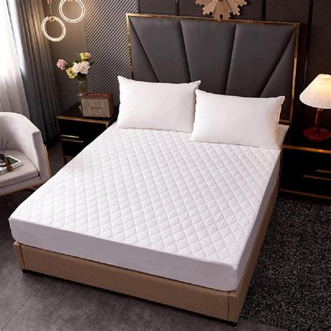 Shatex Bedding Zippered Mattress Encasement Twin 100 Waterproof Quilted Mattress Polyester