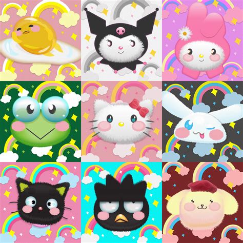 sanrio fan art series behance
