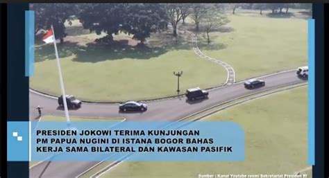 Presiden Jokowi Terima Kunjungan PM Papua Nugini Di Istana Bogor Bahas