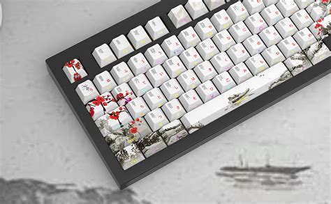 Mua JSJT PBT Japanese Keycaps Side Printed Keycap Set Double Shot Shine