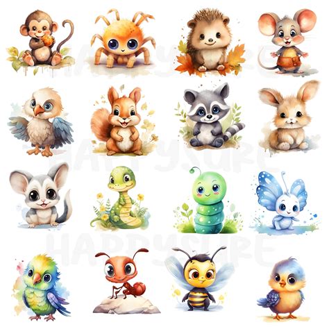 baby animals cartoon cute