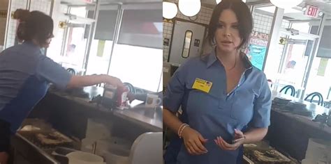 Lana Del Rey Sorprende A Fans Trabajando Como Mesera En Un Restaurante