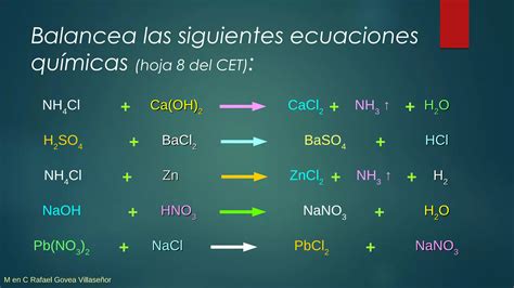 Balanceo De Ecuaciones Por Tanteo Ppt Descarga Gratuita