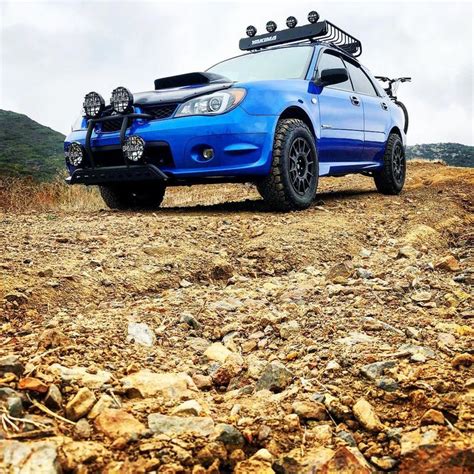 2007 Lifted Off Road Blue Subaru Impreza Wrx Wagon Ig Steerawker Wrx Wrx Wagon Lifted Subaru