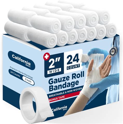 Amazon Timgle Pack Stretch Gauze Bandages Rolls Set In X