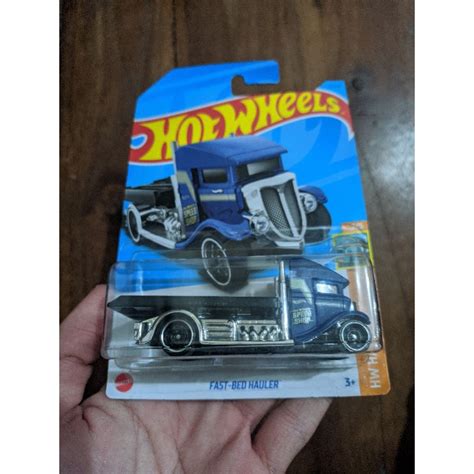 Jual Hot Wheels Fast Bed Hauler Biru Shopee Indonesia