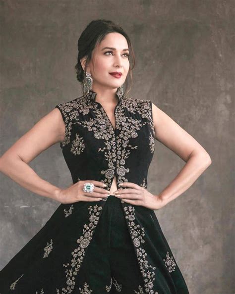 Madhuri Dixit Exudes Sheer Elegance In Rs 71k Modern Ethnic Attire For