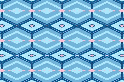 Vector de fondo estampado geométrico transparente azul y rosa brillante