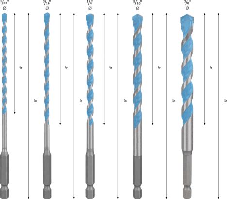 Sets De Brocas Expert Hex Multiconstruction Bosch Professional