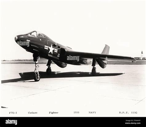 Airplane Vought F7u 1 Cutlass 00002 Stock Photo Alamy