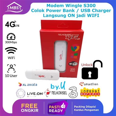 Jual Modem Wifi Telkomsel G Lte Mbps Unlock All Operator Wingle