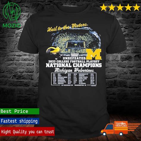 Michigan Wolverines College Football Playoff 2023 National Champions