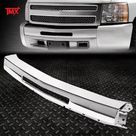 Defensa Delantera 07 13 Chevy Silverado 1500 2500hd Cromada Meses Sin