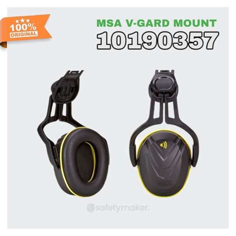 Promo Earmuff Msa 10190357 Nnr 27 Snr 32 Cap Mounted Earmuffs V Gard