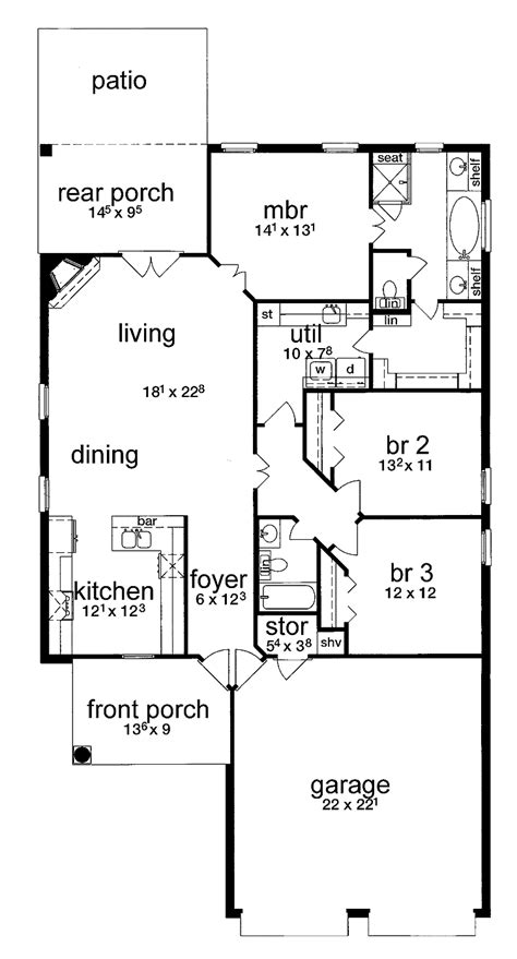 House Floor Plan Simple - floorplans.click