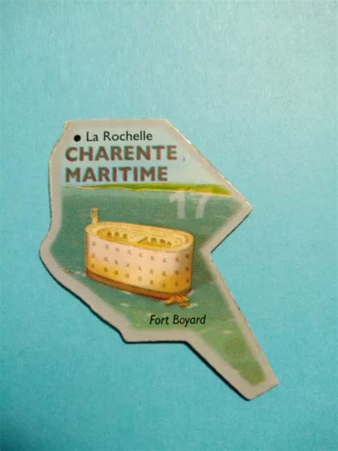 Ancien Magnet Le Gaulois Carte De France N Charente Maritime Eur