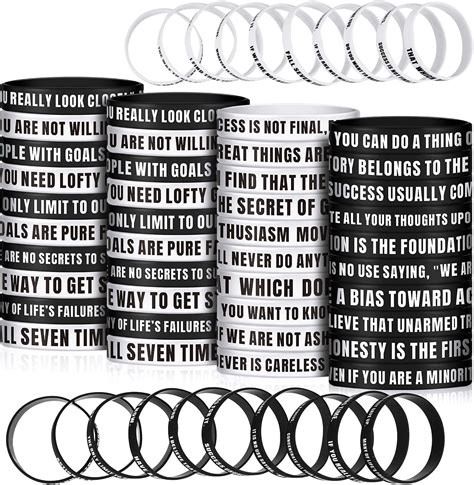 Amazon Inkstone Inspirational Bracelets 12 Pack With Motivational