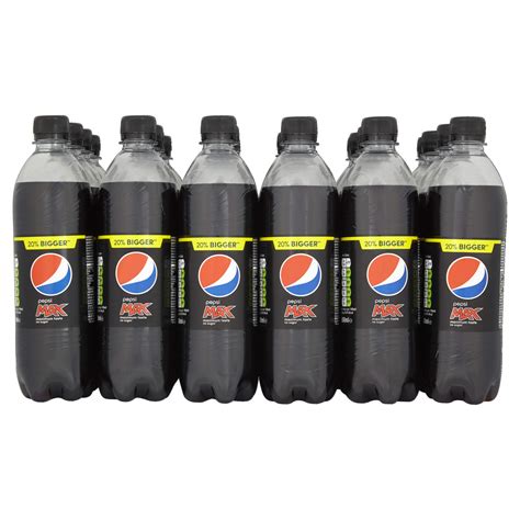 Pepsi Max Maximum Taste No Sugar 24 X 600 Ml Bottles Buy Online In