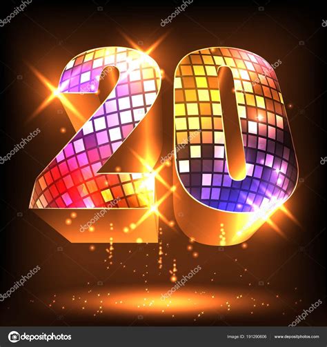 Number Twenty Figures Stock Vector by ©palpitation 191290606