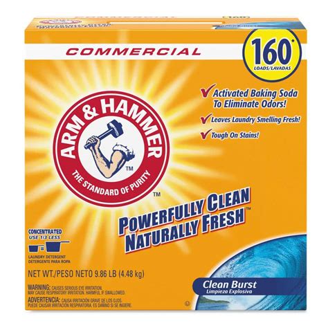 Arm And Hammer 986 Lbs Clean Burst Powder Laundry Detergent Box 3