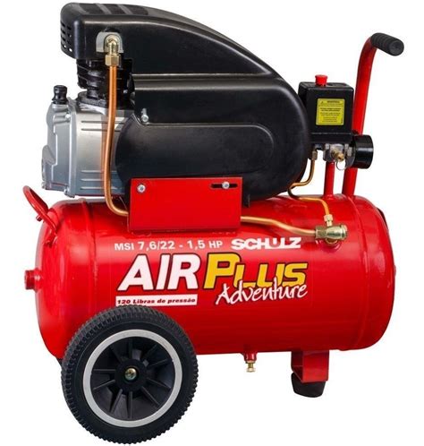 Compressor Air Plus Adventure Msi 7 6 22l 1 5 Schulz Kit Mercado