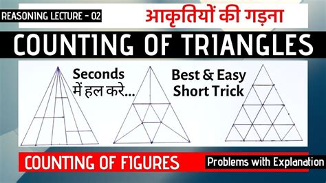 Counting Of Figure Questions With Solution For Competitive Exams Easy