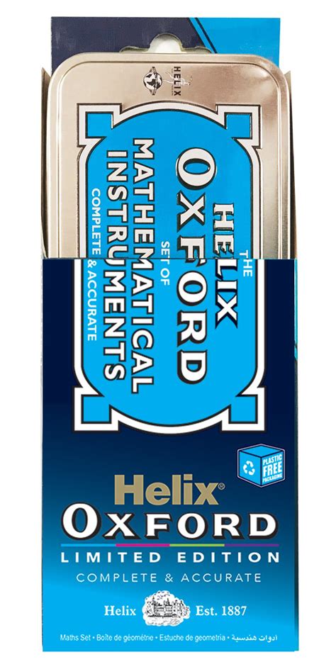 Helix Oxford Math Set Piece Blue Maped Helix Sa