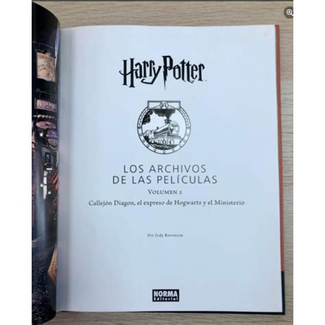 Libro Harry Potter Los Archivos De Las Pel Culas