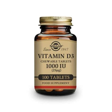 Solgar Vitamina D Ui G Tabs Masticables