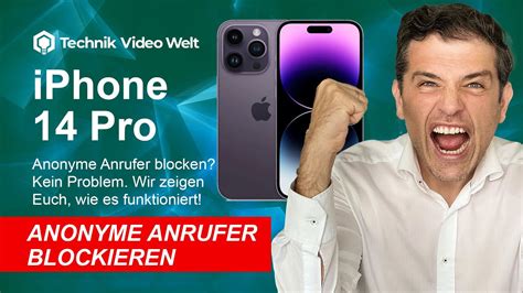 IPhone 14 Pro Anonyme Anrufer Blockieren Tutorial YouTube