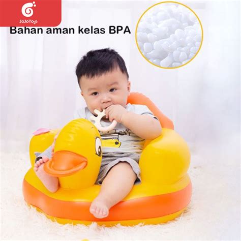 Jojotoy Sofa Kursi Makan Bayi Belajar Duduk Balon Baby Chair Model Tiup