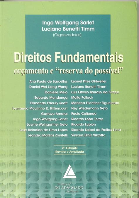 Direitos Fundamentais Or Amento E Reserva Do Poss Vel Amazon Es Libros