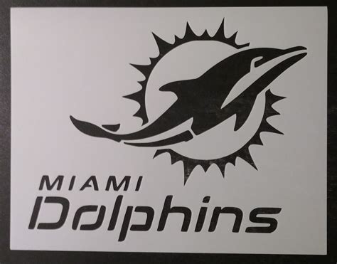 Miami Dolphins - Stencil – My Custom Stencils