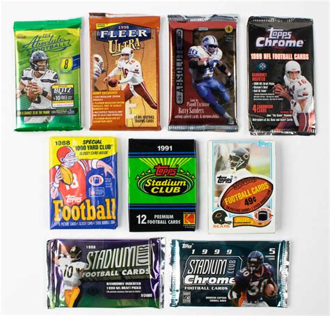 Sportscards SUPER BOX 10 Cards Packs PER BOX Football