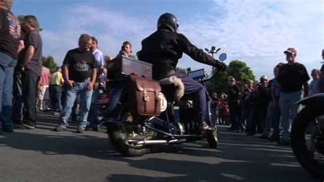 2012 Motorcycle Cannonball Stage 1 Start Motorcyclepedia Museum Youtube