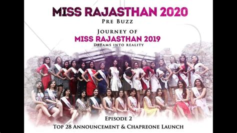 Episode 2 Journey Off Miss Rajasthan 2019 Dreams Into Reality