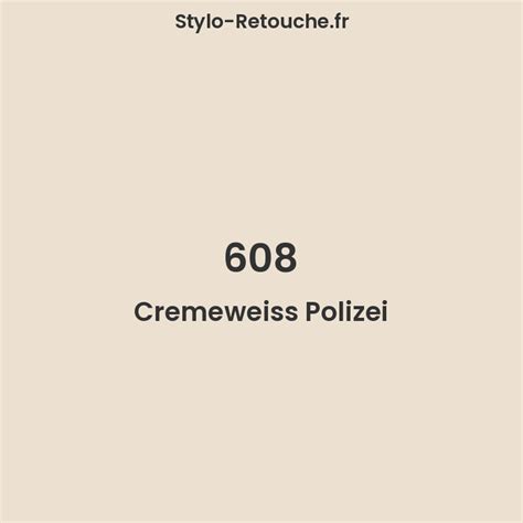 Stylo Retouche Bedford Cremeweiss Polizei Stylo Retouche Fr