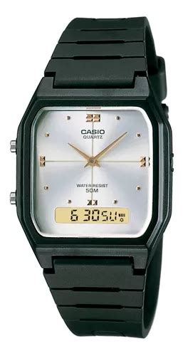 Rel Gio Unissex Casio Vintage Aw He Av Preto Anadigi Frete Gr Tis