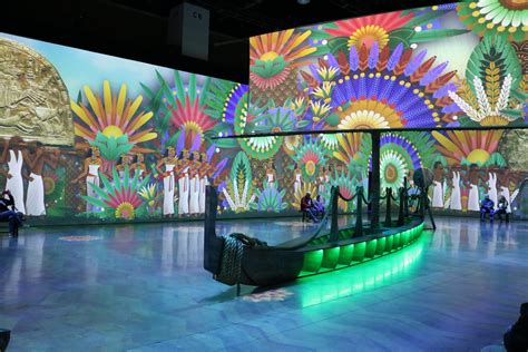 visual art   immersive king tut exhibit  open  baird center