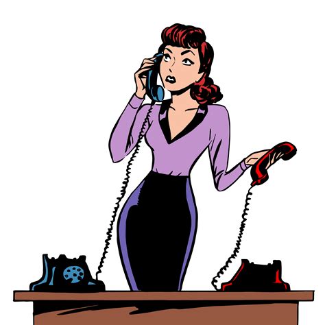 Clipart Woman Call Center Clipart Woman Call Center Transparent Free