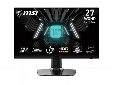 Free Shipping MSI 27 180 Hz Rapid IPS WQHD Gaming Monitor 2560 X 1440