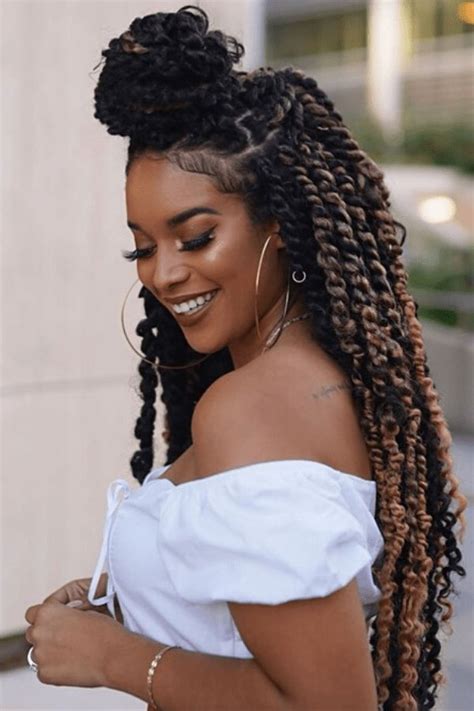 50 Stunning Passion Twists Hairstyles Curly Girl Swag Twist Braid