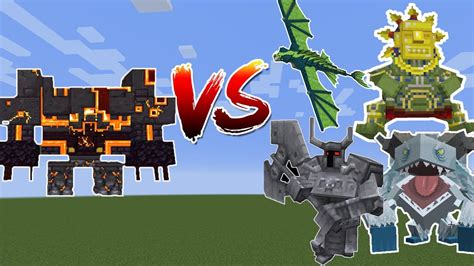 Netherite Monstrosity Vs Mowzie S Mobs Monsters In Minecraft YouTube