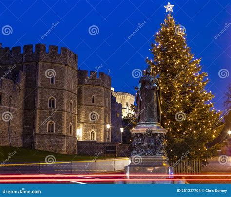 Christmas At Windsor Castle In Berkshire Uk Editorial Stock Image