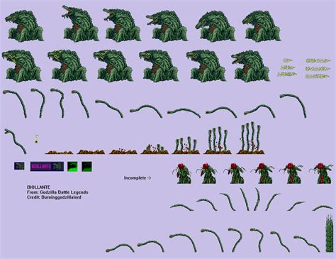 Biollante Final Bl Sprites By Burninggodzillalord On Deviantart